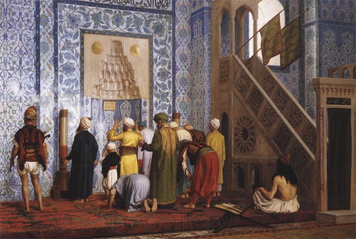 Jean - Leon Gerome The Blue Mosque Spain oil painting art